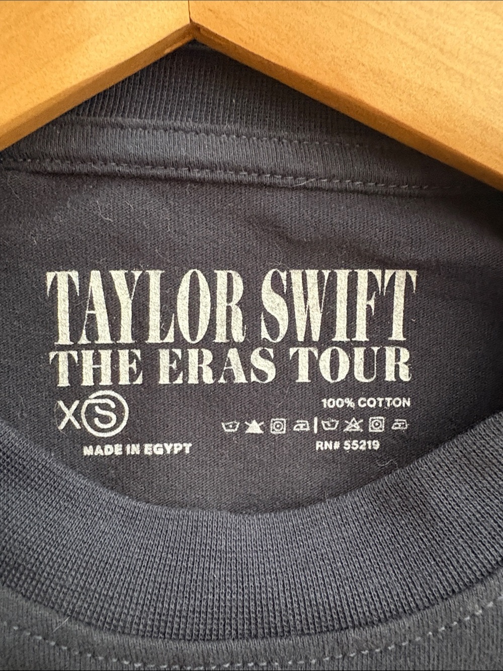 Taylor Swift The Eras Tour Graphic Long Sleeve Tee Navy Blue Size XS - Picture 3 of 7